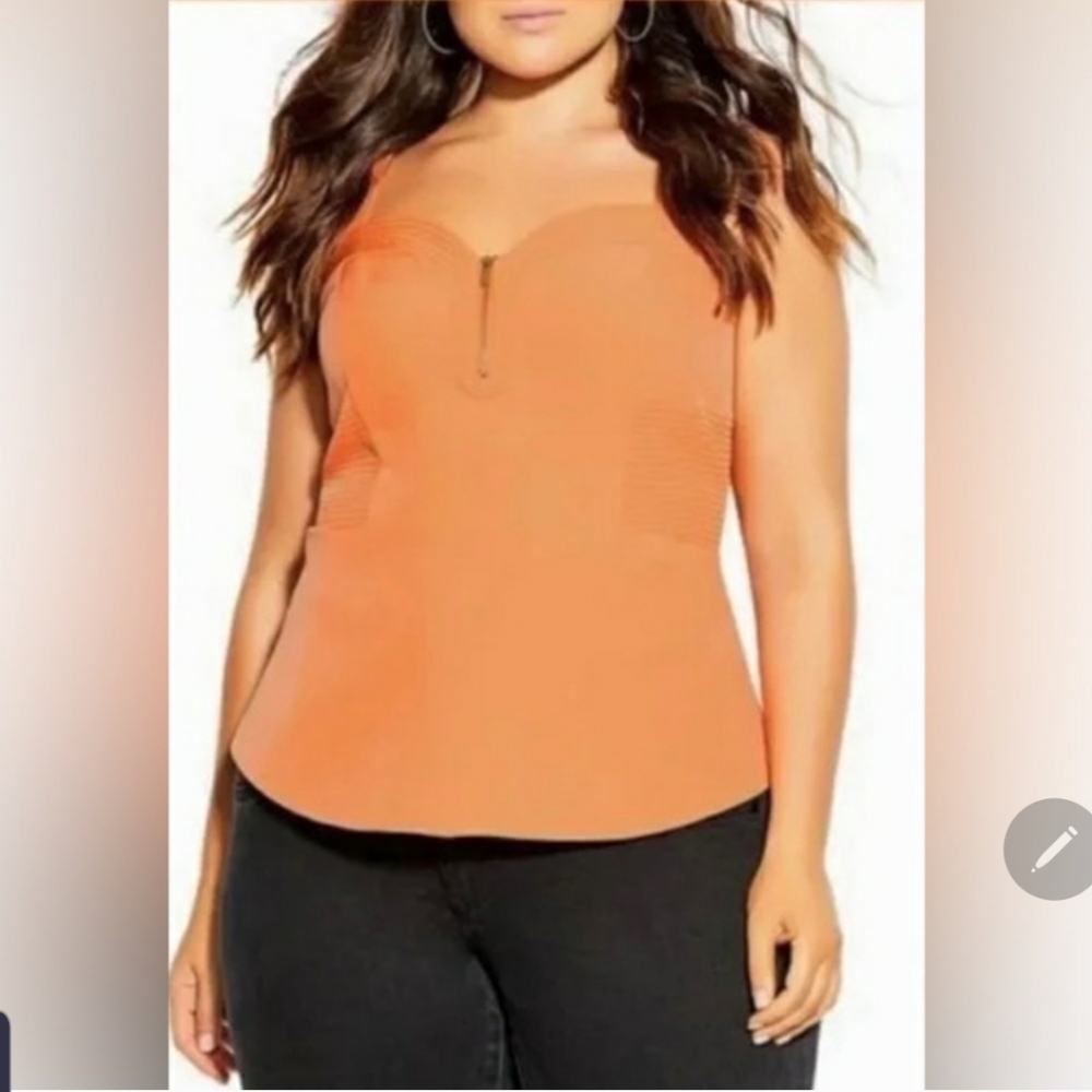 City Chic "Sassy class" top - Picture 1 of 13